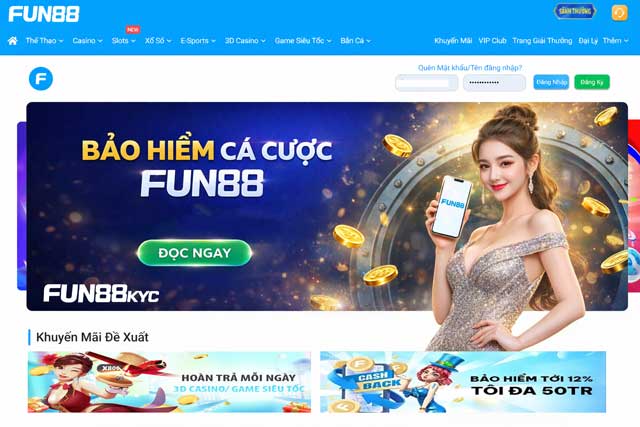 Quy trình vận hành và tính toán mức hoàn trả bảo hiểm cá cược tại Fun88 BO