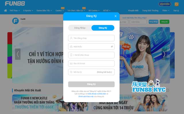 Thông tin định danh quan trọng cần chuẩn bị khi đăng ký tài khoản Fun88 BO